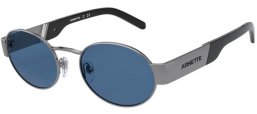 Sunglasses - Arnette - AN3081 LARS - 726/80 GUNMETAL BRUSHED // DARK BLUE