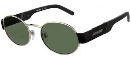 Sunglasses - Arnette - AN3081 LARS - 727/71 BRUSHED PALE GOLD // GREEN