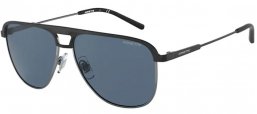 Sunglasses - Arnette - AN3082 HOLBOXX - 733/55 BLACK MATTE // DARK BLUE