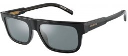 Lunettes de soleil - Arnette - AN4278 GOTHBOY - 12006G BLACK // GREY MIRROR BLACK