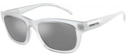 Sunglasses - Arnette - AN4284 MAKEMAKE  - 27616G MATTE CRYSTAL // LIGHT GREY MIRROR SILVER