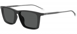 Monturas - BOSS Hugo Boss - BOSS 1151/CS - 003 (IR) MATTE BLACK // CLEAR + CLIP ON GREY