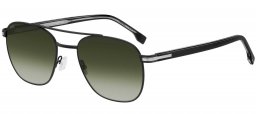 Gafas de Sol - BOSS Hugo Boss - BOSS 1723/S - K87 (9K) MATTE SILVER BLACK // GREEN GRADIENT