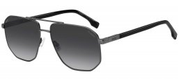 Gafas de Sol - BOSS Hugo Boss - BOSS 1832/S - R80 (WJ) STEEL METAL DARK RUTHENIUM // GREY GRADIENT POLARIZED