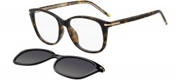 Monturas - BOSS Hugo Boss - BOSS 1862/G/C - 086 (LB) HAVANA // CLEAR + CLIP ON GREEN POLARIZED