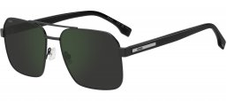 Gafas de Sol - BOSS Hugo Boss - BOSS 1985/S - 003 (I8) MATTE BLACK // GREY HIGH CONTRAST GREEN MIRROR ANTIREFLECTION