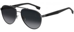 Sunglasses - BOSS Hugo Boss - BOSS 1485/S - PTA (1I) DARK RUTHENIUM GREY // GREY GRADIENT