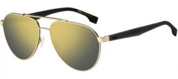 Lunettes de soleil - BOSS Hugo Boss - BOSS 1485/S - RHL (WM) GOLD BLACK // GOLD MIRROR ANTIREFLECTION