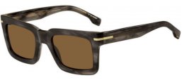 Sunglasses - BOSS Hugo Boss - BOSS 1501/S - 2W8 (70) GREY HORN // BROWN