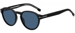 Sunglasses - BOSS Hugo Boss - BOSS 1506/S - 807 (KU) BLACK // BLUE GREY