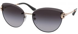 Gafas de Sol - Bvlgari - BV6166B - 20148G PINK GOLD // GREY GRADIENT