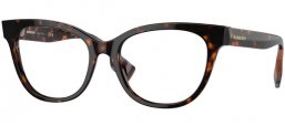 Lunettes de vue - Burberry - BE2375 EVELYN - 3002 DARK HAVANA