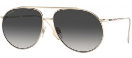 Sunglasses - Burberry - BE3138 ALICE - 11098G  LIGHT GOLD // GREY GRADIENT