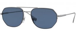 Gafas de Sol - Burberry - BE3140 HENRY - 100380  GUNMETAL // BLUE BORDER BLACK RED