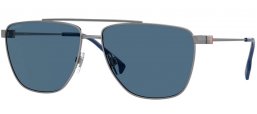 Gafas de Sol - Burberry - BE3141 BLAINE - 100380  GUNMETAL // DARK BLUE