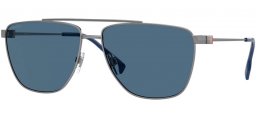 Sunglasses - Burberry - BE3141 BLAINE - 100380  GUNMETAL // DARK BLUE