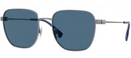 Gafas de Sol - Burberry - BE3142 DREW - 100380  GUNMETAL // DARK BLUE