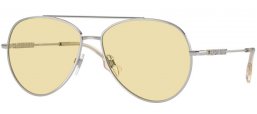 Sunglasses - Burberry - BE3147 - 1005M4  SILVER // PHOTOCROMIC LIGHT BROWN