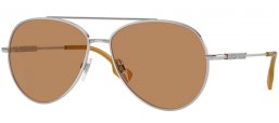 Sunglasses - Burberry - BE3147 - 1344M4  SILVER // PHOTOCROMIC BROWN