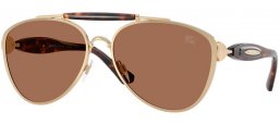 Gafas de Sol - Burberry - BE3160 - 110973  LIGHT GOLD // DARK BROWN