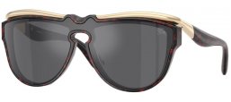 Sunglasses - Burberry - BE3162U - 11096G  HAVANA RED // GREY MIRROR SILVER