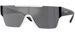 Sunglasses - Burberry - BE4291 - 40496G  WHITE // BLACK MIRROR GREY