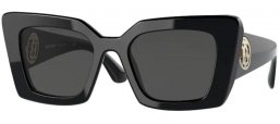 Lunettes de soleil - Burberry - BE4344 DAISY - 300187 BLACK // DARK GREY