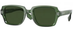 Lunettes de soleil - Burberry - BE4349 ELDON - 394671 GREEN // DARK GREEN