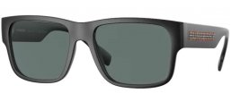 Sunglasses - Burberry - BE4358 KNIGHT - 346481 BLACK // DARK GREY POLARIZED