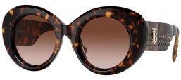 Sunglasses - Burberry - BE4370U MARGOT - 300213  DARK HAVANA // BROWN GRADIENT