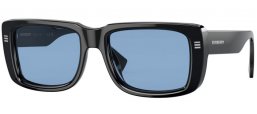 Lunettes de soleil - Burberry - BE4376U JARVIS - 300172  BLACK // LIGHT BLUE