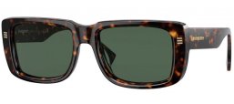 Lunettes de soleil - Burberry - BE4376U JARVIS - 300271  DARK HAVANA // DARK GREEN