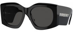 Sunglasses - Burberry - BE4388U MADELINE - 300187  BLACK // DARK GREY
