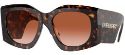 Sunglasses - Burberry - BE4388U MADELINE - 300213  DARK HAVANA // BROWN GRADIENT
