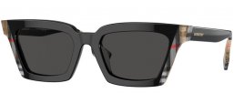 Sunglasses - Burberry - BE4392U BRIAR - 405587  BLACK VINTAGE CHECK // DARK GREY