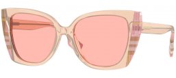 Sunglasses - Burberry - BE4393 MERYL - 4052/5 PINK CHECK PINK // LIGHT PINK