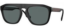 Gafas de Sol - Burberry - BE4396U WREN - 346481  MATTE BLACK // DARK GREY POLARIZED