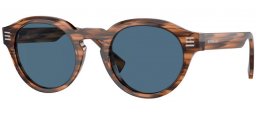 Lunettes de soleil - Burberry - BE4404 - 409680  STRIPED BROWN //  DARK BLUE