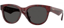 Lunettes de soleil - Burberry - BE4432U - 411587  RED CHECKERED // DARK GREY