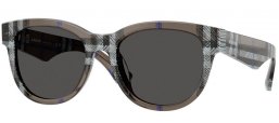 Lunettes de soleil - Burberry - BE4432U - 414787  GREY CHECKERED // DARK GREY