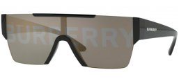 Lunettes de soleil - Burberry - BE4291 - 3001/G BLACK // GREY TAMPO BURBERRY SILVER GOLD