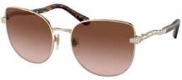 Sunglasses - Bvlgari - BV6184B - 278/13 PALE GOLD // BROWN GRADIENT