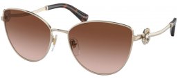 Sunglasses - Bvlgari - BV6185B - 278/13 PALE GOLD // BROWN GRADIENT