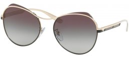 Gafas de Sol - Bvlgari - BV6120 - 20338G PALE GOLD BLACK // GREY GRADIENT