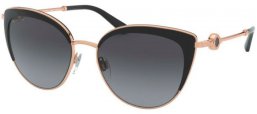Sunglasses - Bvlgari - BV6133 - 2014T3 PINK GOLD BLACK // GREY GRADIENT POLARIZED