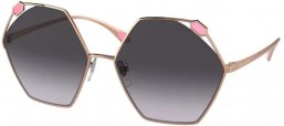 Lunettes de soleil - Bvlgari - BV6160 - 20148G PINK GOLD // GREY GRADIENT