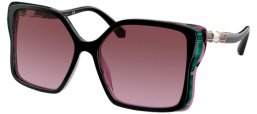 Gafas de Sol - Bvlgari - BV8229B - 54858H BLACK GREEN TRANSPARENT VIOLET // VIOLET GRADIENT