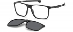Monturas - Carrera - CA 4020/CS - 807 (M9) BLACK // CLEAR + CLIP ON GREY POLARIZED