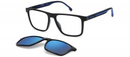 Monturas - Carrera - CA8061/CS - D51 (5X) BLACK BLUE // CLEAR + CLIP ON GREY BLUE MIRROR POLARIZED