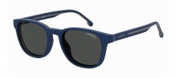 Monturas - Carrera - CA8062/CS - 4NZ (M9) MATTE BLUE GREY // CLEAR + CLIP ON GREY POLARIZED